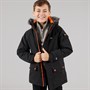 Trespass Wasserdichte Winterjacke Junge Holsey Schwarz