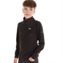 Trespass Junior Boys Masonville 1/2 Zip Micro Fleece Black