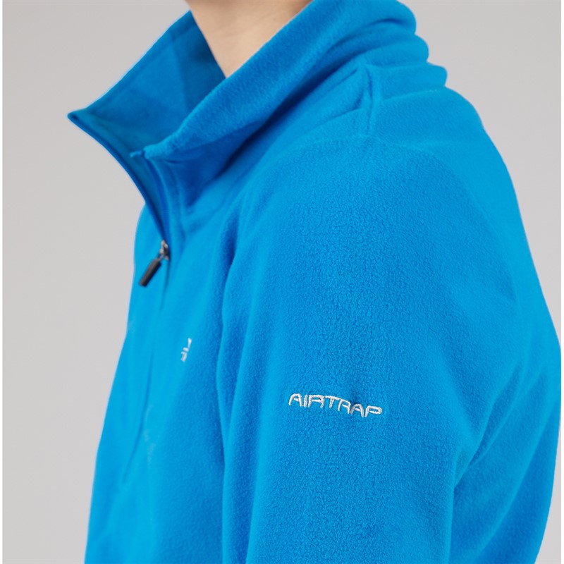Trespass Junior Junge Masonville 1/2 Reißverschluss Micro Fleece Kobalt