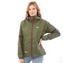 Trespass Womens Qikpac Waterproof Jacket Moss