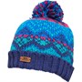 Trespass Junior Sprouse Knitted Bobble Hat Twilight