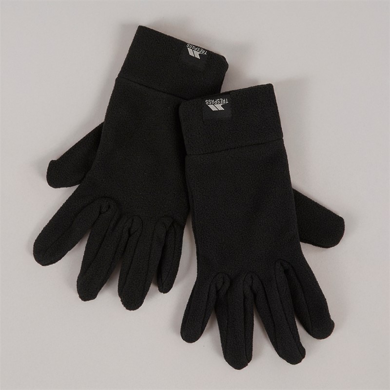 Trespass Womens Plummet 2 Fleece Gloves Black