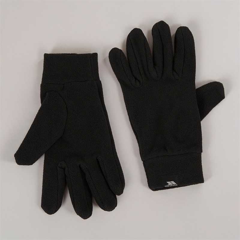 Trespass Mens Gaunt 2 Fleece Gloves Black