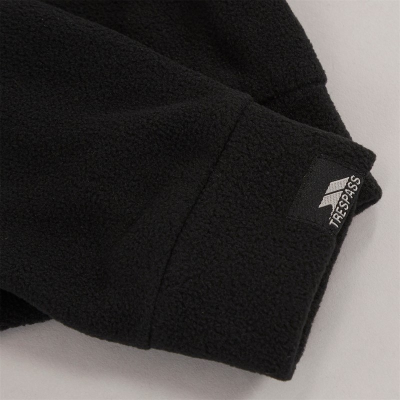 Trespass Mens Gaunt 2 Fleece Gloves Black