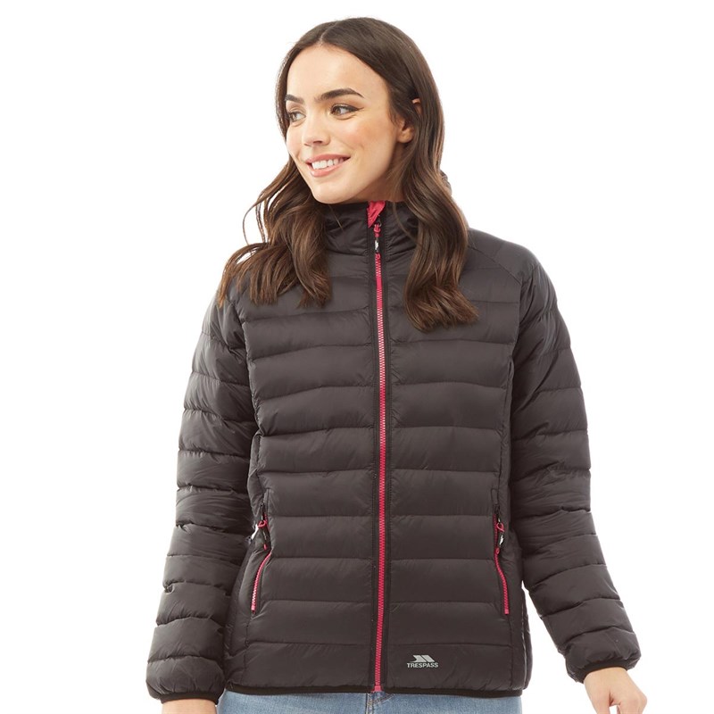 new balance womens insulated padded running jacket black