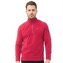 Trespass Mens Blackford 1/2 Zip Micro Fleece Red