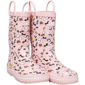 Trespass Junior Girls Starryton Unicorn Printed Wellington Boots