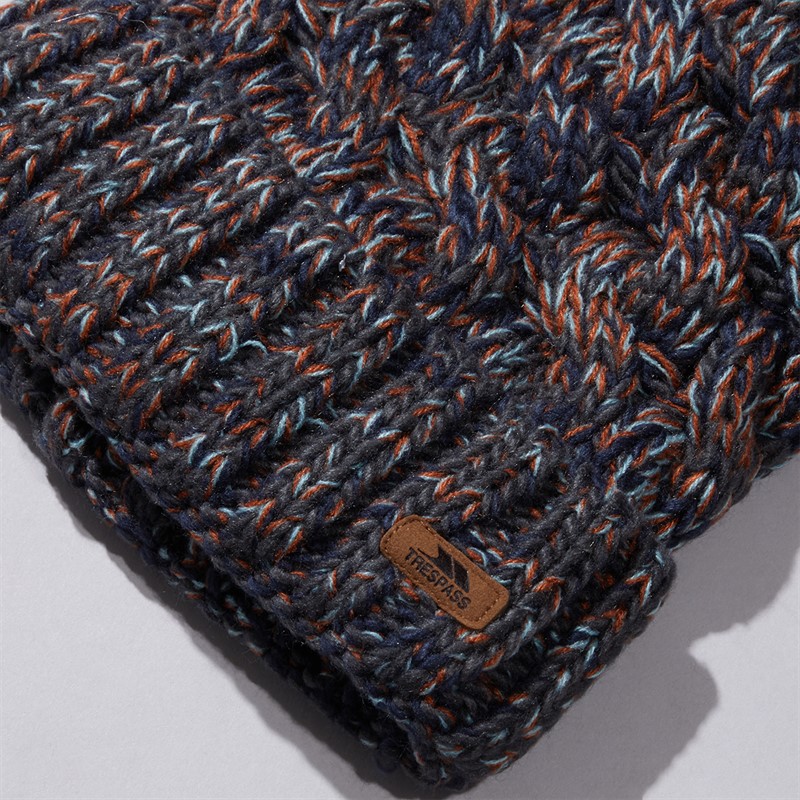 Trespass Sawyer Knitted Bobble Dark Grey
