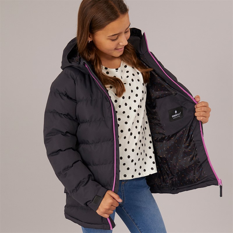 Trespass Piger Amira Waterproof Padded Præstation/Teknisk Grå