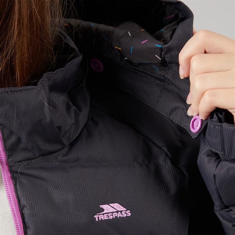 Trespass Mädchen Amira Waterproof Padded Leistung/Technik Grau