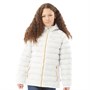 Trespass Junior Lavish Hooded Padded Jacket White Print
