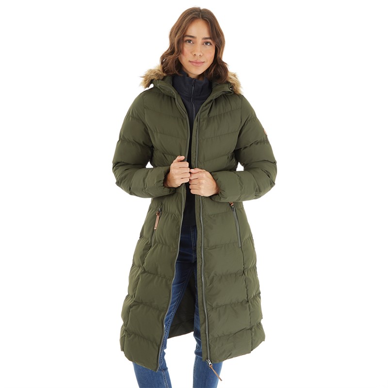 Trespass homely longline store puffa coat