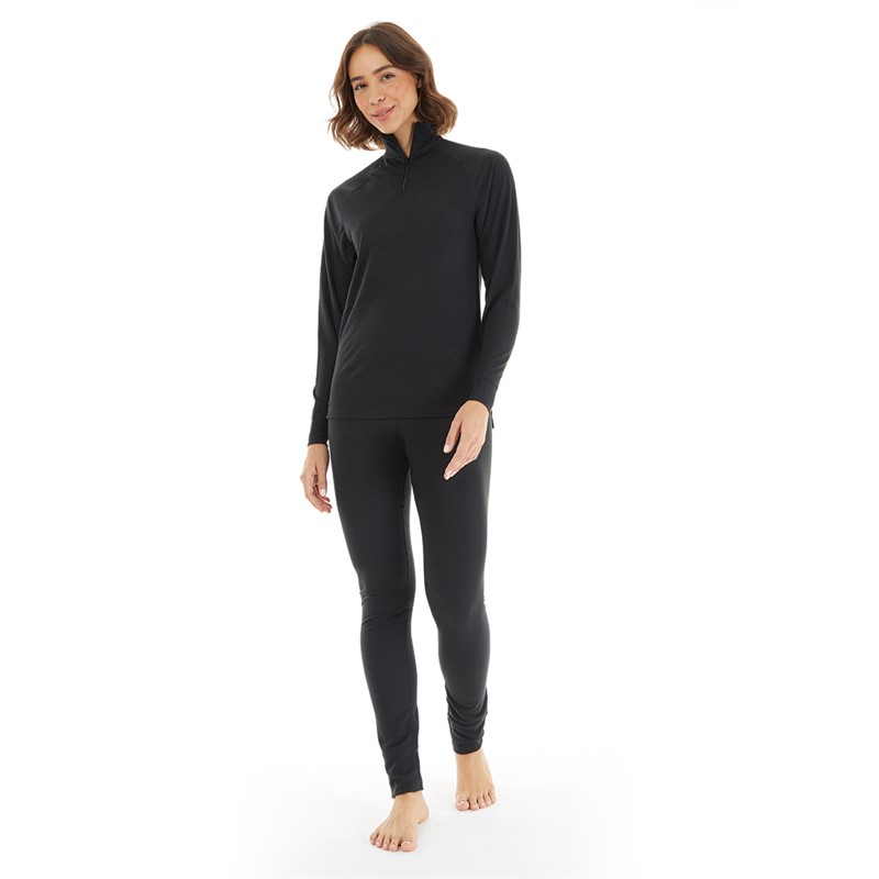 Trespass Womens Unite 360 Thermal Baselayer Set Black