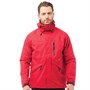 Trespass Mens Windermere Waterproof Jacket Red
