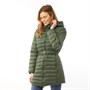 Trespass Womens Santuzza Padded Hooded Jacket Ivy