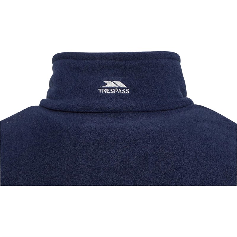 Trespass Mens Bernal Full Zip Fleece Jacket Navy Tone