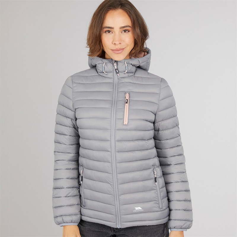 Trespass Damen Lenka Pufferjacke Grau