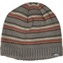 Trespass Mens Ray Striped Knitted Beanie Hat Storm Grey