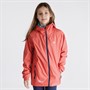 Trespass Girls Qikpac Waterproof Jacket Peach Blush/Navy
