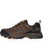 Trespass Mens Scarp Waterproof Hiking Shoes Dark Brown/Sienna