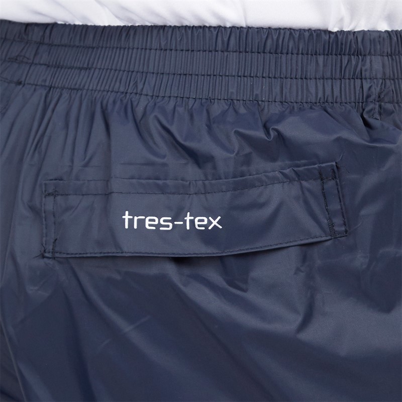 Trespass Mens Qikpac Waterproof Trousers Dark Navy