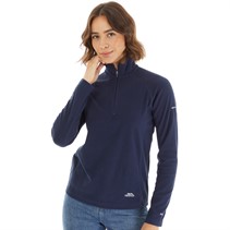 Trespass Womens Shiner 1/2 Zip Micro Fleece Navy