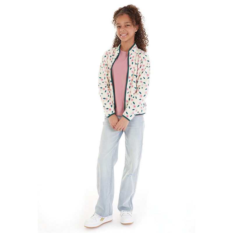 Trespass Girls Sibyella Floral Full Zip Fleece Multi