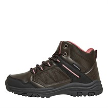 Trespass Womens Lyre Waterproof Hiking Boots Dark Brown/Coral