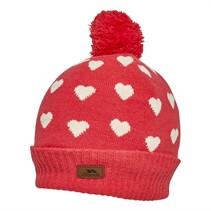 Trespass Kids Jude Knitted Bobble Hat Strawberry