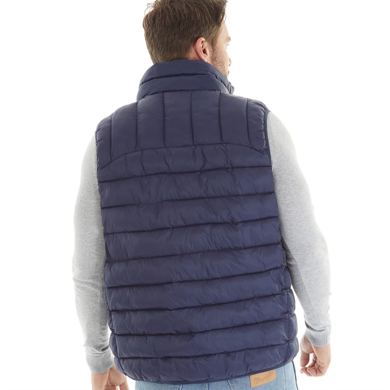 Trespass Mens Hoppers Micro Padded Gilet Navy