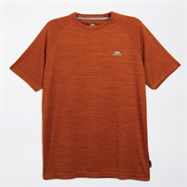 Trespass Mens Leecana Tech T-Shirt Burnt Orange Marl