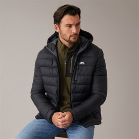 Veste Matelassée Atlanta Braves Majestic - Taille L, Bleue, à Capuche Et Demi-fermeture éclair - Occasion