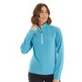 Trespass Womens Skylar 1/2 Zip Micro Fleece Storm Blue
