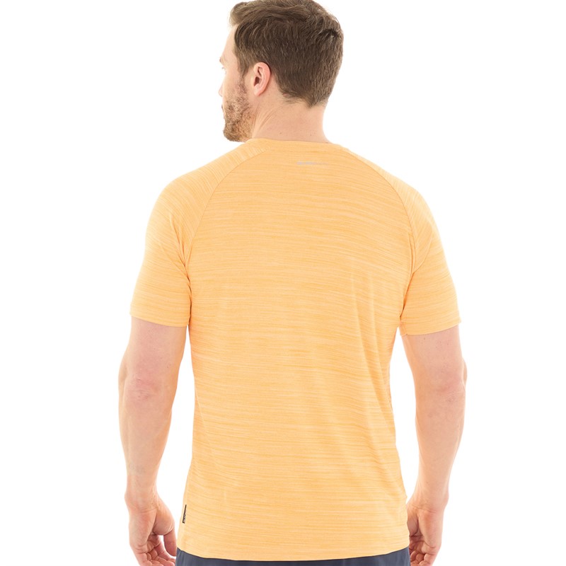Trespass Mens Leecana Tech T-Shirt Pale Maize Marl