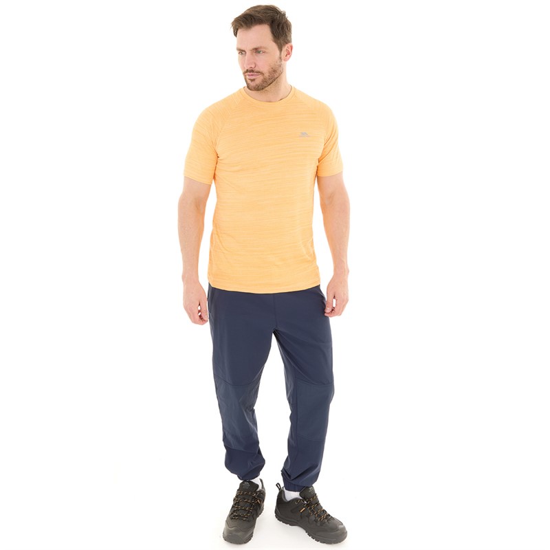 Trespass Mens Leecana Tech T-Shirt Pale Maize Marl