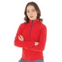 Trespass Womens Skylar 1/2 Zip Micro Fleece Red