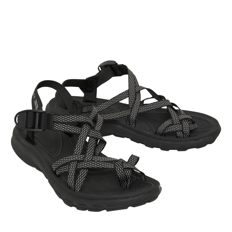 Trespass Womens Vesta Walking Sandals Black