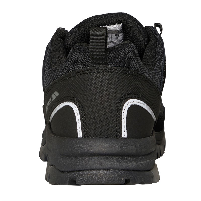 Trespass Mens Scarp Waterproof Walking Shoes Black