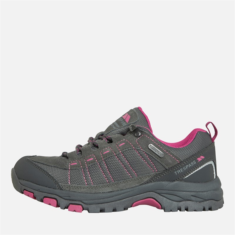 Trespass Womens Scree Waterproof Walking Shoes Castle