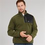 Trespass Herren Mcgeechan 1 / 2 Zip Micro Fleece Dunkel Weinrebe