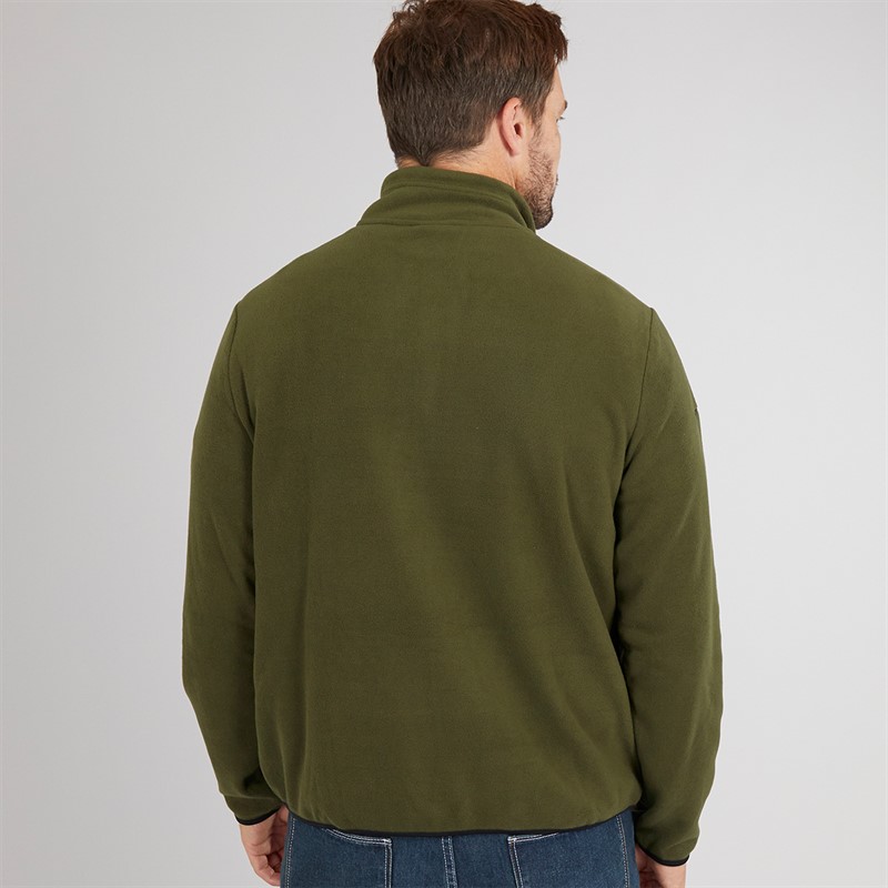 Trespass Herren Mcgeechan 1 / 2 Zip Micro Fleece Dunkel Weinrebe