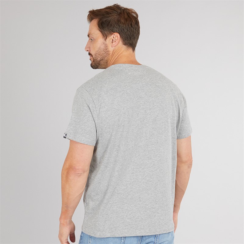 Trespass Mens Olsson Front Logo T-Shirt Grey