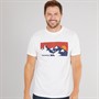 Trespass Mens Olsson Front Logo T-Shirt White