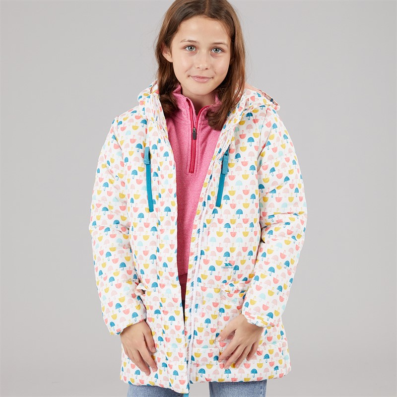 Trespass Mädchen Suzee Regenschirm Gepolsterte Kapuzenjacke Multi