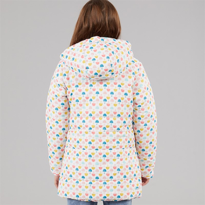 Trespass Mädchen Suzee Regenschirm Gepolsterte Kapuzenjacke Multi