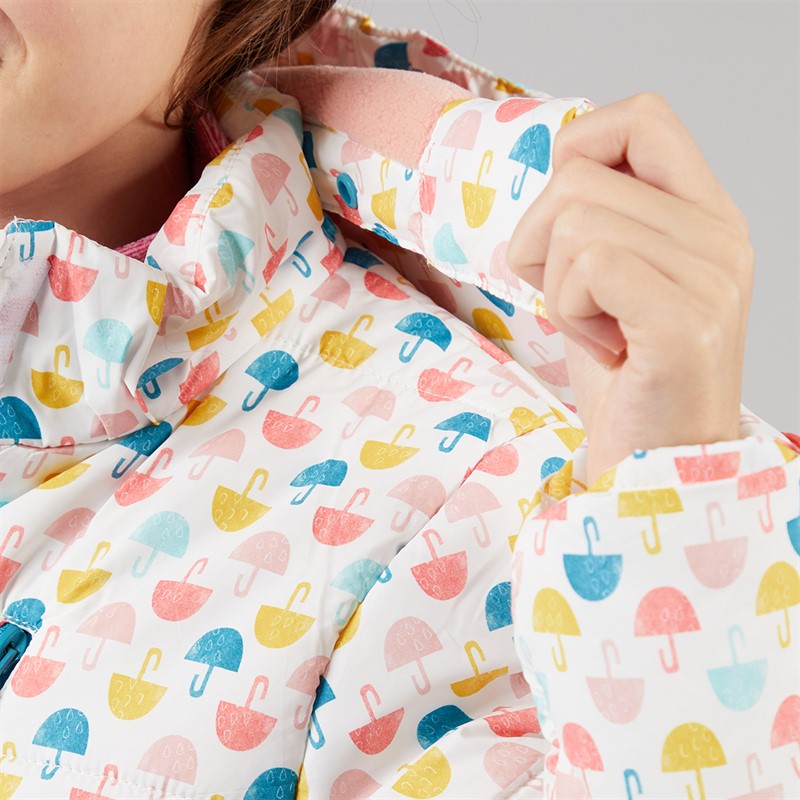 Trespass Mädchen Suzee Regenschirm Gepolsterte Kapuzenjacke Multi