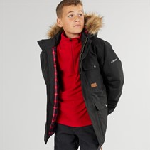Trespass Junior Boys Upsider Insulated Waterproof Parka Black