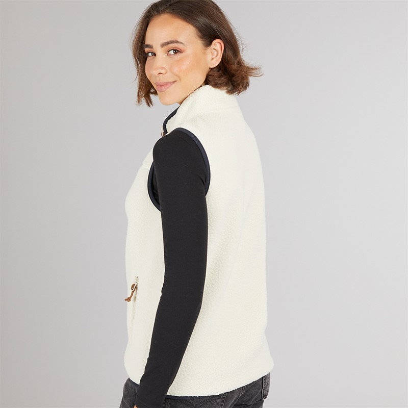 Trespass Damen Pleasance durchgehender Reißverschluss Fleece Weste Ghost