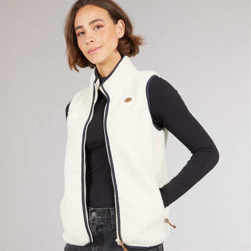Trespass Damen Pleasance durchgehender Reißverschluss Fleece Weste Ghost
