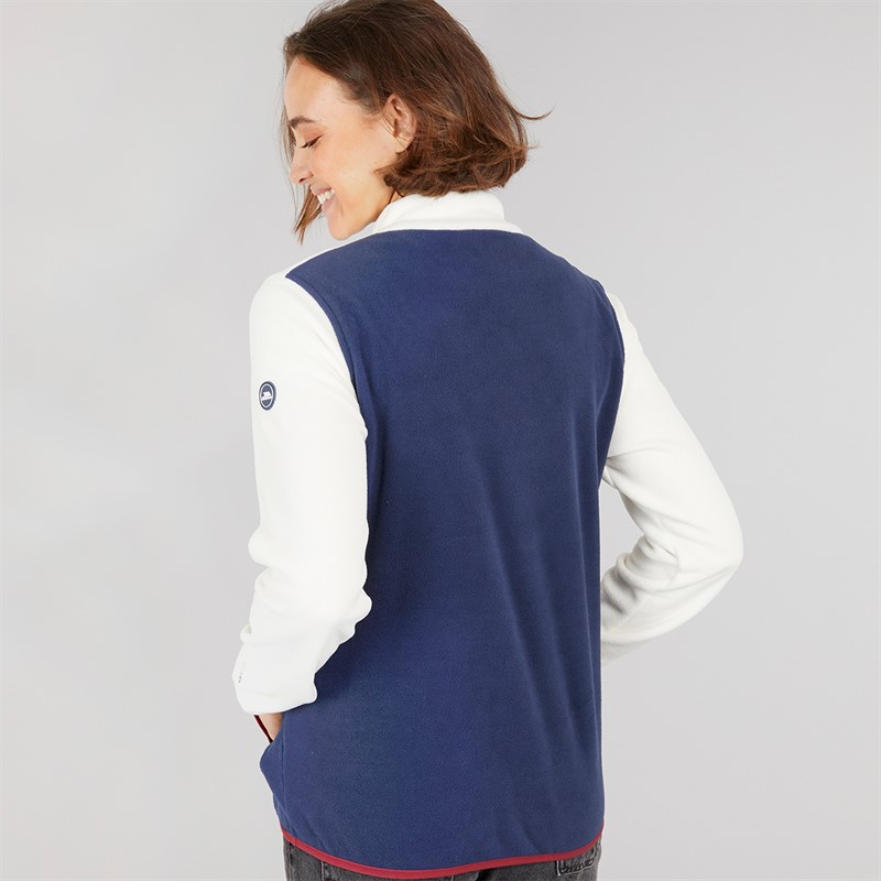 Trespass Damen Abilene Halber Knopf Fleece Ghost